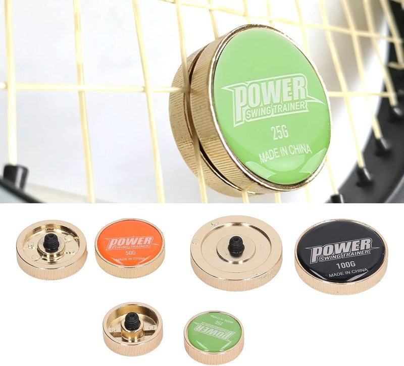 Topyond Tennis Racket Swing Weight Training Aid - Adds 100g, 50g, or 25g to Your Racquet for Enhanced Control, Tennis Weight for Racket - Image 5